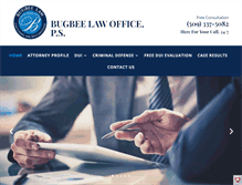 Tablet Screenshot of bugbeelaw.com